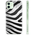 Pouzdro TPU iPhone 12 - Zebra