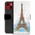 Prémiové peněženkové pouzdro iPhone 13 Mini - Paříž