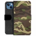 Prémiové peněženkové pouzdro iPhone 13 - Camo
