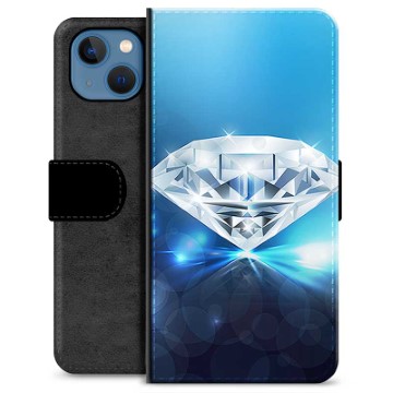Prémiové peněženkové pouzdro iPhone 13 - Diamant