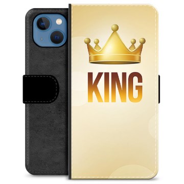 Prémiové peněženkové pouzdro iPhone 13 - Král