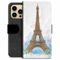 Prémiové peněženkové pouzdro iPhone 13 Pro Max - Paříž