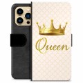 Prémiové peněženkové pouzdro iPhone 13 Pro Max - Královna