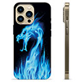 Pouzdro TPU iPhone 13 Pro Max - Modrý ohnivý drak
