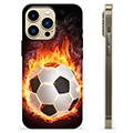 Pouzdro TPU iPhone 13 Pro Max - Fotbalový plamen