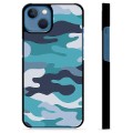 Ochranný kryt iPhone 13 - Blue Camouflage