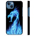 Ochranný kryt iPhone 13 - Modrý ohnivý drak