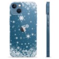 Pouzdro TPU iPhone 13 - Sněhové vločky