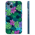 Pouzdro TPU iPhone 13 - Tropickýká květina