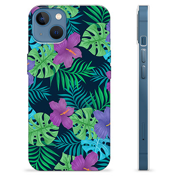Pouzdro TPU iPhone 13 - Tropickýká květina