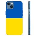 iPhone 13 TPU pouzdro Ukrajinská vlajka - Žlutá a světle modrá