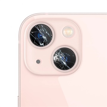 Oprava skla objektivu iPhone 13 Mini kamera - růžová