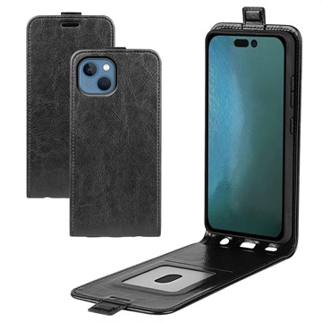 Honor X8 Vertical Flip Case with Card Slot - Black