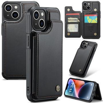 iPhone 14 Plus Caseme C22 Case RFID Card Wallet - Black