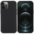 Tekuté silikonové pouzdro pro iPhone 14 Pro – kompatibilní s MagSafe – Černé