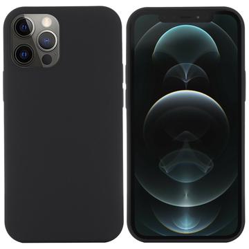 Tekuté silikonové pouzdro pro iPhone 14 Pro – kompatibilní s MagSafe – Černé