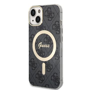 iPhone 15 Guess IML 4G Case - MagSafe Compatible - Black