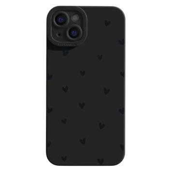 iPhone 15 Heart Pattern Slim TPU Case