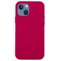 iPhone 15 Liquid Silicone Pouzdro - Horká růžová