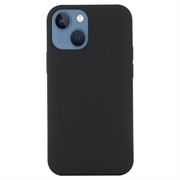 Tekuté silikonové pouzdro pro iPhone 15 – kompatibilní s MagSafe – Černé