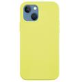 iPhone 15 Plus Liquid Silicone Pouzdro - Žlutá