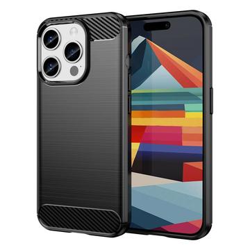 Samsung Galaxy A23 Brushed TPU Case - Carbon Fiber - Black