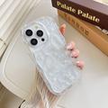 iPhone 15 Pro Butterfly and Pearl TPU Case - Transparent