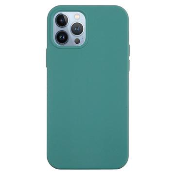 iPhone 15 Pro Liquid Silicone Pouzdro - Zelená