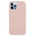iPhone 15 Pro Liquid Silicone Pouzdro - Růžový