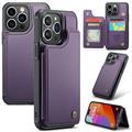 iPhone 15 Pro Max Caseme C22 Case RFID Card Wallet - Purple
