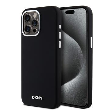 iPhone 15 Pro Max DKNY Liquid Silicone Metal Logo Case - Magsafe Compatible