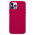 iPhone 15 Pro Max Liquid Silicone Pouzdro - Horká růžová