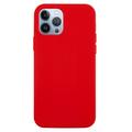 iPhone 15 Pro Max Liquid Silicone Pouzdro - Červené