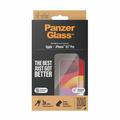 Ochranné tvrzené sklo iPhone 15 Pro PanzerGlass Ultra-Wide Fit EasyAligner - Černá hrana
