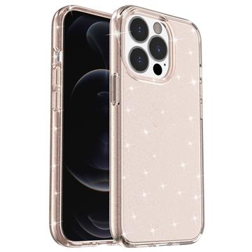 Stylové hybridní pouzdro řady Glitter pro iPhone 15 Pro