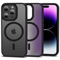 Pouzdro iPhone 15 Pro Tech-Protect Magmat – kompatibilní s MagSafe – Matná Černá