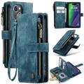 iPhone 16 Caseme C30 Multifunctional Wallet Case - Blue