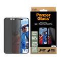 iPhone 16 Plus/15 Plus PanzerGlass Ultra-Wide Fit Privacy EasyAligner Screen Protector - Black Edge