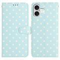 iPhone 16 Polka Dot Pattern Wallet Case