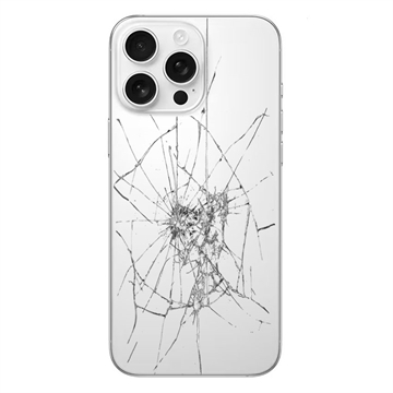 iPhone 16 Pro Oprava zadního krytu - pouze sklo - White Titanium