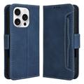 iPhone 16 Pro Cardholder Wallet Case - Blue