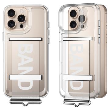 iPhone 16 Pro GKK Strap Case - Silver / Transparent