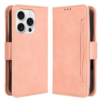 iPhone 16 Pro Max Cardholder Wallet Case - Pink
