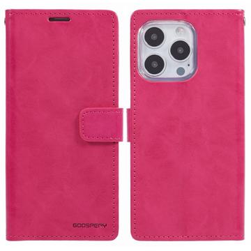 iPhone 16 Pro Max Mercury Goospery Blue Moon Wallet Case - Rose