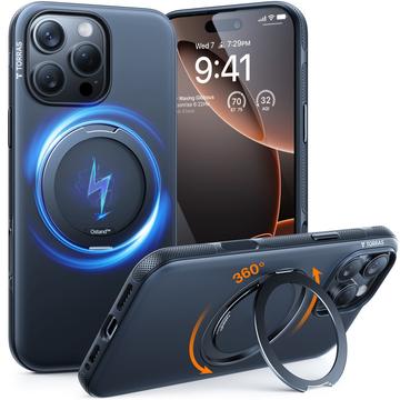 iPhone 16 Pro Max Torras O Fitness Case with 360 Kickstand - MagSafe Compatible
