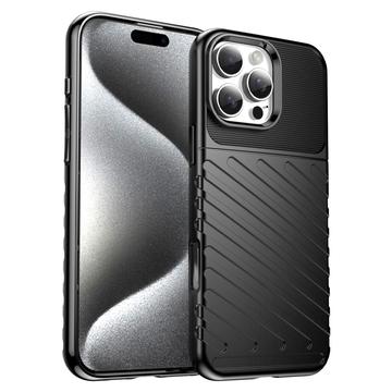 iPhone 16 ProThunder Série TPU Pouzdro - Černá