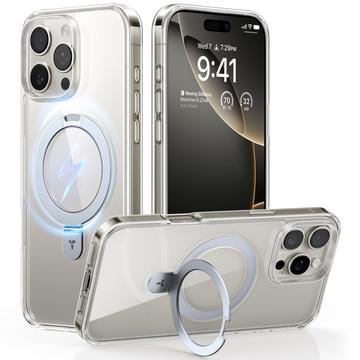 iPhone 16 Pro Torras Guardian Ostand MagSafe Case - Transparent