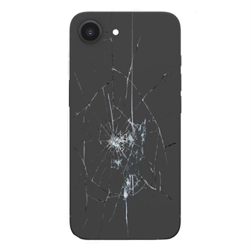 iPhone 16e Oprava zadního krytu - pouze sklo - Black