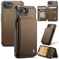 iPhone 16e Caseme C22 Case RFID Card Wallet - Brown
