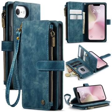 iPhone 16e Caseme C30 Multifunctional Wallet Case - Blue